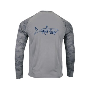 Venta al por mayor de calidad superior ropa deportiva camisa de manga larga camuflaje hombres Camiseta de manga larga Camiseta de impresión digital - Product Image 3