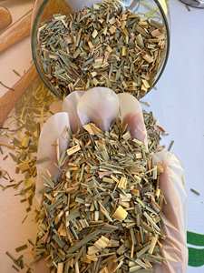 Hierba Limón Seca Egipcia Premium (Cymbopogon Citratus) 100% Pura, Hojas Cortadas, 24 Meses de Vida Útil, para Té de Hierbas y Uso Culinario - Product Image 5