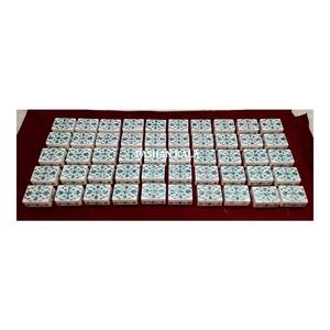 Belle apparence Rectangle vert nacre pur marbre blanc incrustation travail boîte à bijoux meilleure qualité pour Festival but de cadeaux - Product Image 1