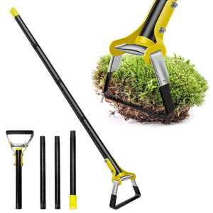 Houe de jardin industrielle premium de 45 pouces avec long manche, outil 2-en-1 pour désherber et planter, garantie de 3 ans, fabriqué aux États-Unis - Product Image 5