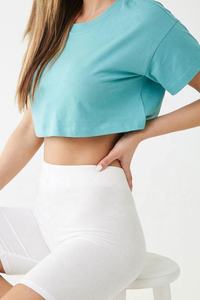 Top Deportivo Corto sin Mangas para Mujer, Estilo Holgado, para Gimnasio, Entrenamiento, Yoga, Ropa Deportiva - Product Image 3