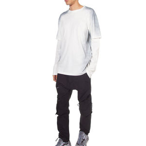 Camisetas Casuales de Doble Capa con Estampado Personalizado para Mujer, Fabricante OEM, Camiseta de Algodón Grueso para Marcas de Ropa, Pedidos al por Mayor - Product Image 2