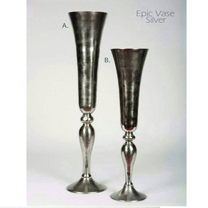 Vase à fleurs moderne en aluminium avec finition plaquée or parfait pour la vaisselle de mariage élégante et la décoration d'événements - Product Image 2