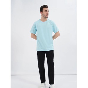 T-shirts pour hommes 100% coton, impression numérique unie, logo personnalisé, lavage à la machine, respirant, séchage rapide, coupe classique - Product Image 5