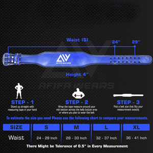 Professional AFIFA WEARS Unisex Lightweight Cowhide Leather Non-Slip Weightlifting <b>Belt</b> High Quality Custom Logo Customizable - Product Image 5