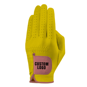Fabricant de gants de golf pour gaucher de qualité supérieure OEM, logo personnalisé, cuir de cabretta, cuir de mouton, gants de golf en peau de mouton fabriqués au Pakistan - Product Image 3