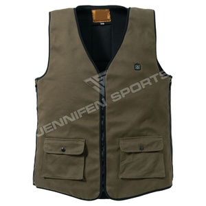 Chaleco de Caza para Hombre de Primera Calidad, 100% Algodón, Forro Interior de Malla, Personalizable, para Invierno - Product Image 1