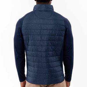 Chaqueta Híbrida de Invierno para Hombre, Estilo Urbano, con Cierre, Ajustada, Ligera, Acolchada, con Cuello Alto y Resistente al Viento - Product Image 2