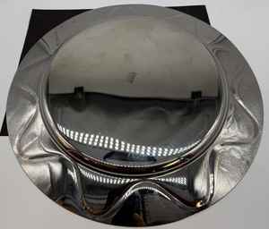 Assiette de service en métal artisanal écologique nouvelle couleur grise en métal pour chargeur assiette forme hôtel ustensiles de cuisine plaqué décoratif - Product Image 3