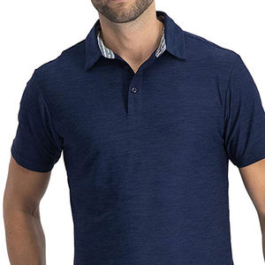 2025 Recién llegados Top ajustado exigió cómodo nuevo diseño Polo camisetas Logotipo personalizado para hombre Polo camisetas polos - Product Image 5