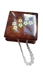 Boîte à bijoux en marbre marron vintage, boîte à bijoux en onyx foncé, boîte à bijoux en pierre d'onyx - Product Image 2