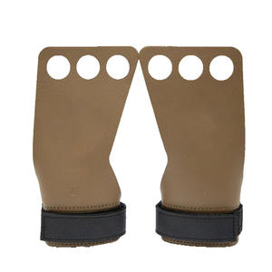 Best Custom Logo <b>Gymnastic</b> Gloves for Fitness Safety <b>Hand</b> <b>Grips</b> for Pull Ups Weightlifting Training with Leather <b>Grip</b> - Product Image 4