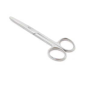 Blunt-Blunt Straight 13.0 cm Ciseaux chirurgicaux en plastique Outil de soins de santé à motif rond - Product Image 1