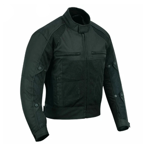 Negro Cordura impermeable CE blindado textil motocicleta chaquetas aventura protección a prueba de viento chaqueta de moto para hombres - Product Image 3