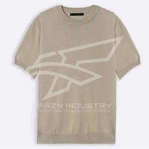 Nueva llegada profesional de alta calidad, camisetas para hombres, camiseta de verano de algodón, nuevo estilo, camiseta de ajuste Regular de Color sólido para hombres - Product Image 4