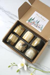 Porte-serviettes en corne de buffle, forme ronde, porte-serviettes pour hôtels de luxe, restaurants et tables de mariage, haute qualité - Product Image 3