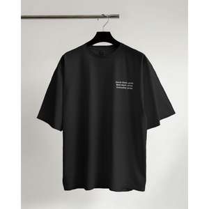 Vente en gros de t-shirts pour hommes, décontractés, imprimés sur mesure, fabriqués en Inde, t-shirts noirs de qualité longue durée, grands - Product Image 5