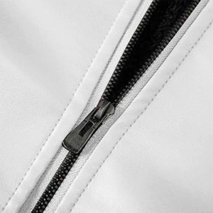 OEM Service Adults Bomber <b>Jackets</b> in <b>White</b> Color Full Sleeves <b>Man</b> Stylish Windbreaker <b>Jackets</b> With Custom Design - Product Image 6