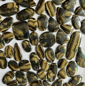 Natural Schalenblende piedras preciosas sueltas cabujón mezcla forma y tamaño para la fabricación de joyas lote de suministro - Product Image 1