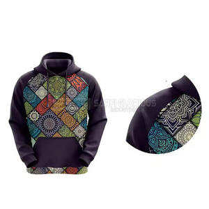 Sweat à capuche thermique de sublimation décontracté de haute qualité pour hommes Design professionnel avec doublure grande taille Yoga Fitness Sportswear en gros - Product Image 5