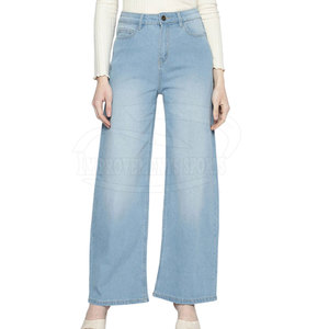 Pantalones vaqueros cómodos para mujeres adultas, pantalones vaqueros transpirables para mujeres, pantalones vaqueros ligeros para mujeres - Product Image 1