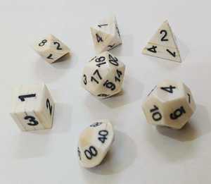 סט קוביות עצם בופלו בעבודת יד עבור משחקי לוח rpg משחקי לוח rpg איכות dnd קוביות פוליהדראלית מתנה טבעית ומיוחדת לגיימרים - Product Image 2
