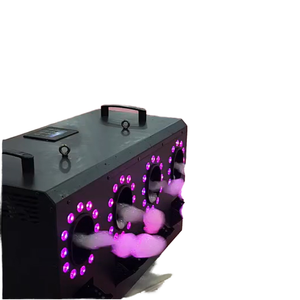 Máquina de Humo, Burbujas y Hielo Seco LED RGBW DMX de 8 Canales y 3000W, 4 Orificios, 48*3W, Control Remoto Eléctrico, Metálica, 110-220V, Garantía de 3 Meses - Product Image 2
