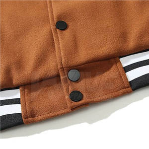 Chaqueta Letterman de Algodón/Lana de Primera Calidad para Hombre, Logotipo Frontal, Tejido Transpirable, Tallas Personalizables, Servicio OEM para Ropa de Invierno - Product Image 5