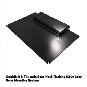 Système de montage solaire QuickBolt S-Tile Wide Base Hook Flashing 15890 - Product Image 3