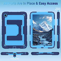 Étui robuste antichoc en silicone PC avec béquille dissimulée pour tablette Samsung Galaxy Tab A11 8,7 pouces 2025 A9 8,7 pouces 2023 – Commande en gros