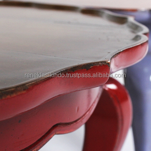 Table en bois de mahogany massif écologique la plus vendue n° 1314b pour meubles de maison modernes et minimalistes - Product Image 4