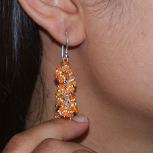 Boucles d'oreilles pendantes en argent sterling 925 à la mode pour femmes pour les fêtes d'anniversaire de mariage bijoux à la mode - Product Image 3