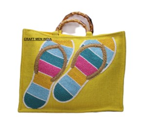 2025 Bolsa De yute ecológica con cuentas personalizada reutilizable Tema de playa compras Tote lienzo increíblemente reciclable comestibles Ins bolsos - Product Image 2