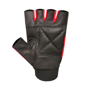 Gants d'haltérophilie d'entraînement gants en cuir sûrs du Pakistan gants de gymnastique de la plus haute qualité pour l'entraînement de levage de puissance conception OEM - Product Image 4