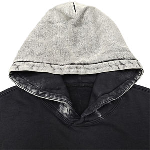 Sudadera con Capucha Lavada al Ácido Personalizada, Nueva Llegada 2026, para Hombre, Transpirable, 100% Algodón, Felpa, Impermeable, Ligera, Método de Tejido de Punto - Product Image 2