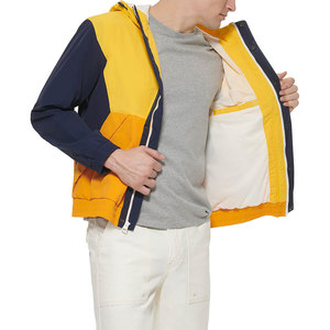 Vente directe d'usine Nouveau design Veste coupe-vent pour hommes Offre Spéciale Veste coupe-vent pour hommes à bas prix de couleur unie - Product Image 5