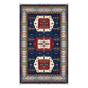 Alfombra india anudada a mano única en su tipo, de 10' x 6'8 - Product Image 1