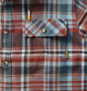 Best Quality Custom Printed Quiet Lining <b>Corduroy</b> Collar & Cuff Flannel <b>Shirts</b> Regular Fit Scoop Hem Wholesale <b>Men</b> Casual Wear - Product Image 5