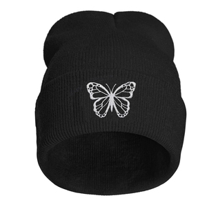 Gorro de Punto de Lana de Cachemira de Color Puro Unisex Personalizado al por Mayor, Estilo Nuevo de Moda de Invierno, Gorros de Punto Cálidos e Informales para Invierno - Product Image 3