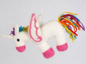 Colgante unicornio fieltro - Product Image 2
