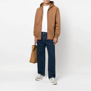 Sudadera con capucha básica de algodón mezclado de talla grande Polar, jersey de gran tamaño personalizado, sudadera para hombre, ropa de moda de invierno de poliéster - Product Image 5