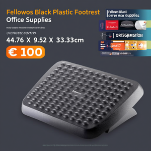 Repose-pieds en plastique noir Fellowes 44,76 x 9,52 x 33,33 cm Fournitures de bureau - Product Image 3