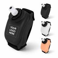 Bouteille d'eau en silicone personnalisée avec logo, brassard d'hydratation pour la course à pied, la course de marathon, le cyclisme et la gym