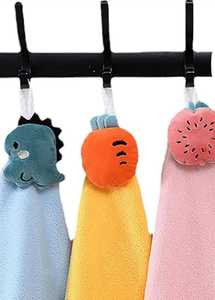 Serviette de cuisine en microfibre douce tissée personnalisée, antimicrobienne, à séchage rapide, avec porte-serviette en forme de tournesol, vente chaude - Product Image 3