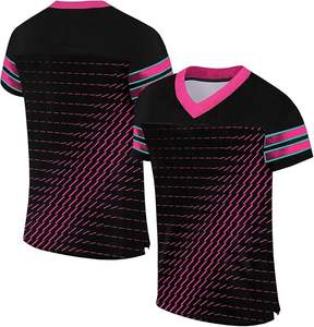 T-shirt de maillot de rugby respirant de bonne qualité Maillot de football américain à manches courtes respirant et à séchage rapide - Product Image 4
