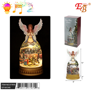 8 pz/CS lanterna d'angelo decorativa 6 \ "X13 \" con luce e suono per la casa o l'ufficio - Product Image 1