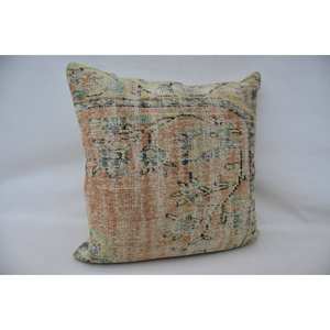 32x32 Pouces Beige Laine Kantha Patchwork Oreiller De Luxe Brodé Vintage Impression Coussin En Soie pour La Décoration Intérieure Tissé Sol Carré - Product Image 3