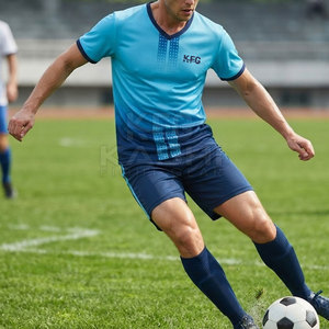 Nuevo Uniforme de Fútbol Corto Sublimado Personalizado al por Mayor, Tejido Transpirable de Secado Rápido, Adecuado para Escuelas, Clubes y Equipos en Todo el Mundo - Product Image 2