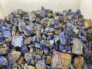 Wholesale price Lapis Lazuli rough semi precious gemstone - Product Image 5
