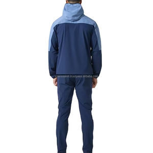 Conjunto de Chaqueta Cortavientos y Pantalones Deportivos de Poliéster para Hombre, Chaqueta Cortavientos con Cremallera y Pantalones Deportivos de Nailon, Conjunto de Dos Piezas - Product Image 6